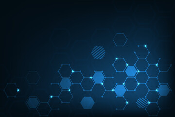 Fototapeta premium Vector polygon geometric design. Abstract blue background.