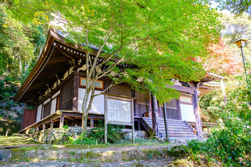 Fototapeta na wymiar 【奈良県】 大和郡山市 東明寺