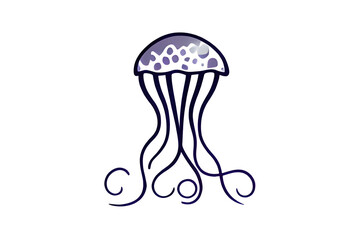 illustration of an jellyfish