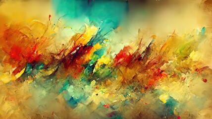 Obraz na płótnie Canvas abstract watercolor background, Generative AI