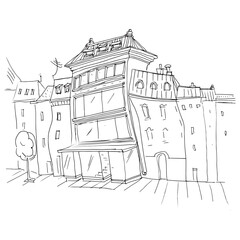 Sketch of the old town