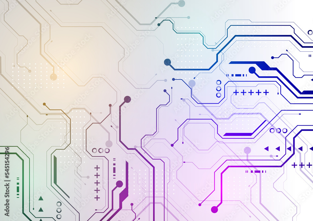 Poster circuit board concept background image abstract technology network