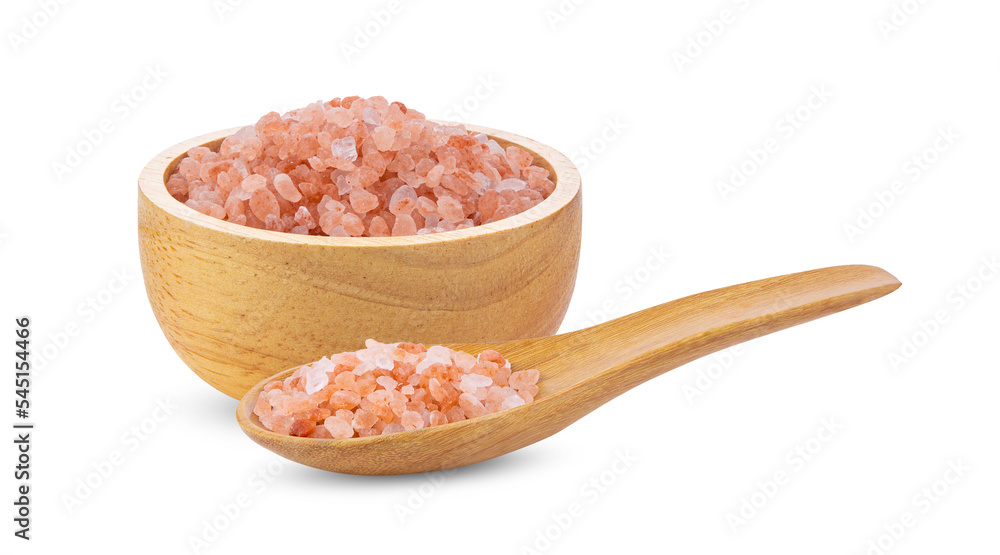 Wall mural Himalayan salt raw crystals Isolated on transparent png