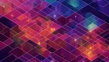 abstract background with squares