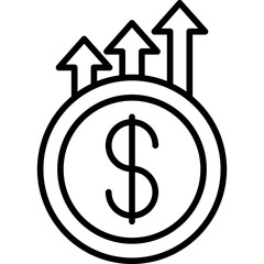 Earning Growth Icon