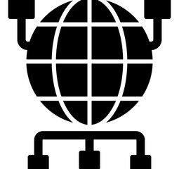 Fototapeta na wymiar Global Organization Icon