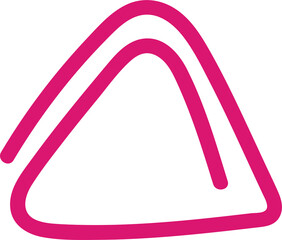 A paper clip. Vector illustration in doodle style.