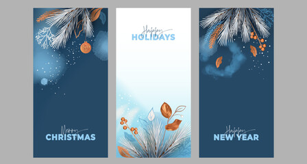 Christmas and New Year Banner - 545159499