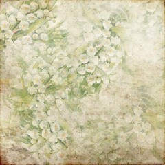 Vintage Lilly Of The Valley Background 147