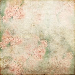 Vintage Soft Pink Flowers 126