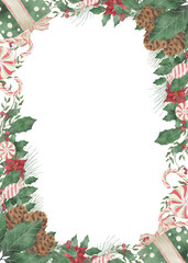 Watercolor Christmas Background