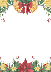 Watercolor Christmas Background