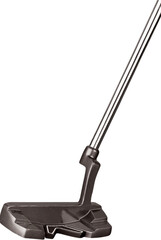 Closeup of Golf Putter