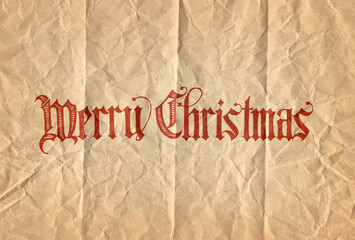Fototapeta na wymiar Merry christmas card for xmass greetings drwing form vector