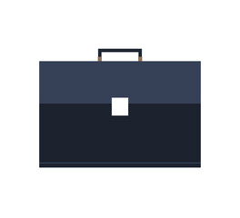 Businessman briefcase and business staff flat illustration.	
