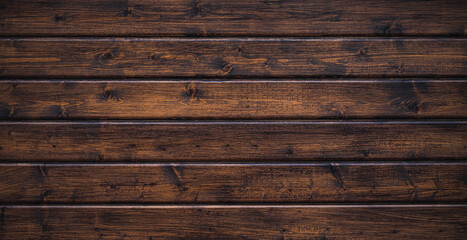 Fototapeta na wymiar texture of dark brown wood plank wall. background of wooden surface