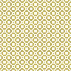 Golden & white seamless minimalist geometric pattern
