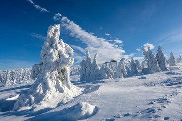winter in Giant mountains in Poland