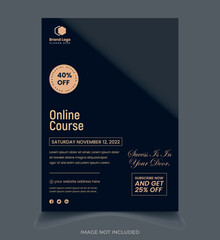 Fototapeta premium Modern Corporate Flyer Design