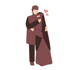 Romantic Muslim Couple