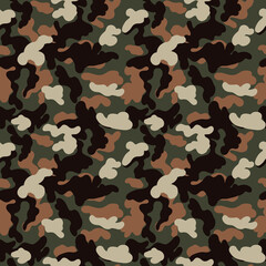 Camouflage Seamless Pattern for party, anniversary, birthday. Design for banner, poster, card, invitation and scrapbook
