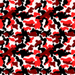 Bright Camouflage Seamless Pattern for party, anniversary, birthday. Design for banner, poster, card, invitation and scrapbook
