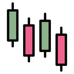 asset exchange trading chart icon
