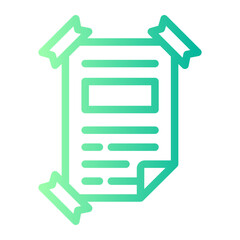 poster gradient icon