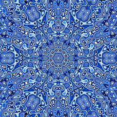 A Burst of Symmetrical Blue