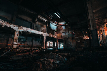 old abandoned factory