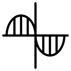 graph fluctuate chart time icon