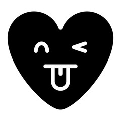 pretty cute lovely emoji heart icon