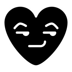 proud fantastic cool emoji heart icon