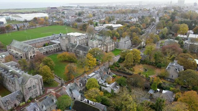 Aerial View for University of Aberdeen, New King's.