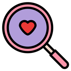 find love date romance icon