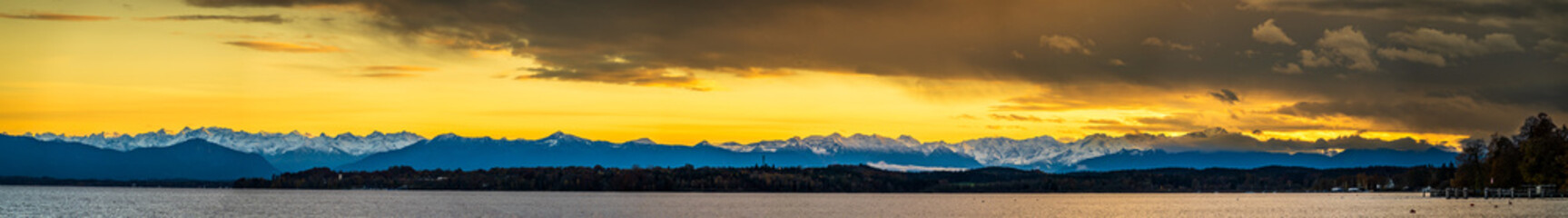landscape at the Lake Starnberg - Tutzing - Bavaria