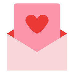 card love letter romance icon