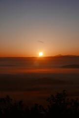 The Aso area is home to the worlds biggest inhabited volcanic caldera, known as Mount Aso. The sea of clouds in Aso s caldera is one of the best views, as known as Unkai.