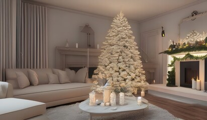 Christmas living room 