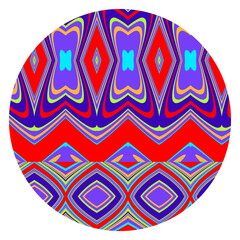 decorative pattern in circle 