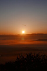 The Aso area is home to the worlds biggest inhabited volcanic caldera, known as Mount Aso. The sea of clouds in Aso s caldera is one of the best views, as known as Unkai.