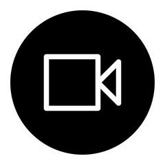 video play interface media icon