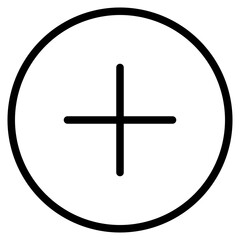 plus add interface media icon