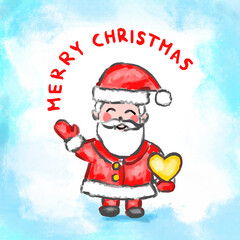 Happy Santa Claus - Christmas Illustration