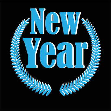 Best Happy New Year T Shirt Design Vector