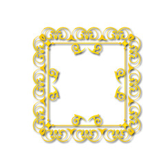 Frame, in the style of an ornament, Vector illustration eps 10, Art.	