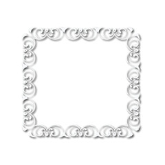Frame, in the style of an ornament, Vector illustration eps 10, Art.	