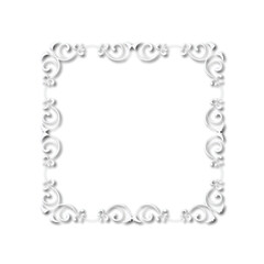 Frame, in the style of an ornament, Vector illustration eps 10, Art.	