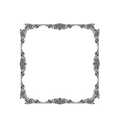 Frame, in the style of an ornament, Vector illustration eps 10, Art.	