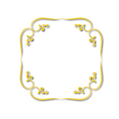 Frame, in the style of an ornament, Vector illustration eps 10, Art.	